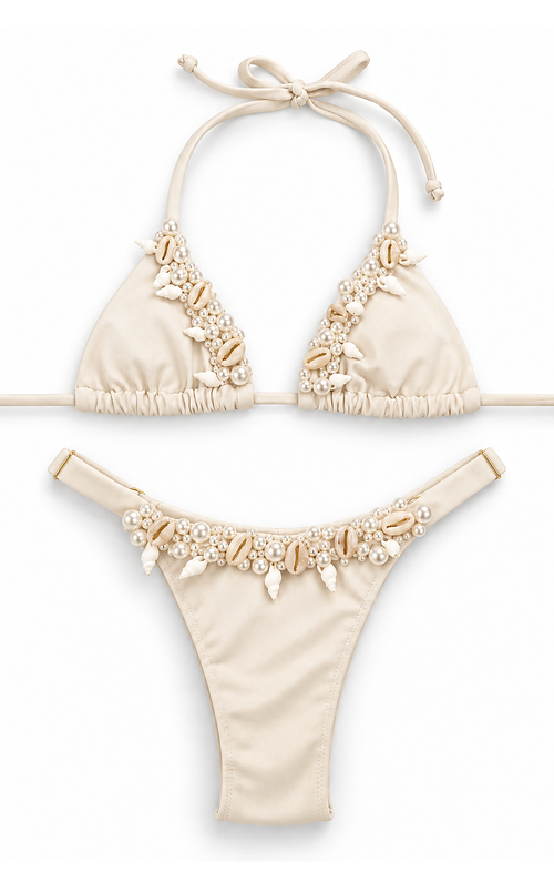 Ecru Shell Bikini
